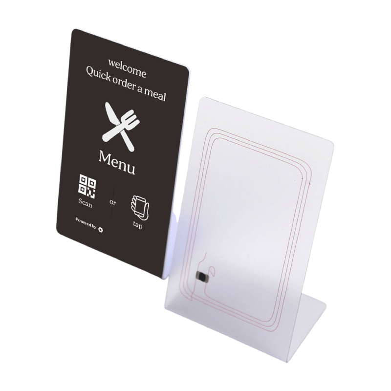 NFC Menu Cards – Acrylic Material