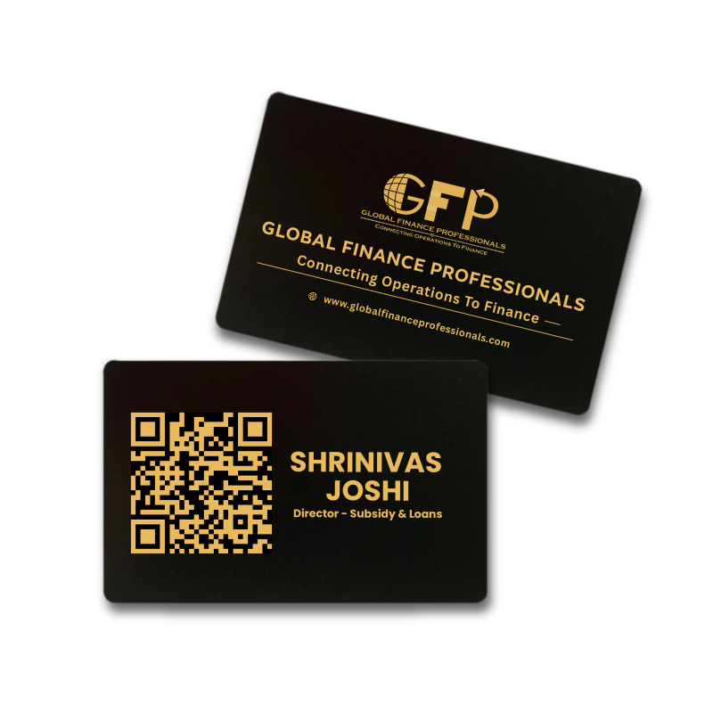 Black Matt Golden Print