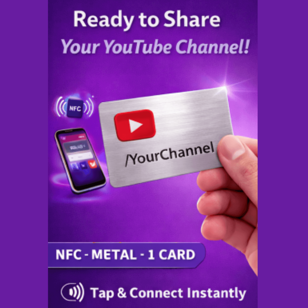 NFC Social Media Card | Metal