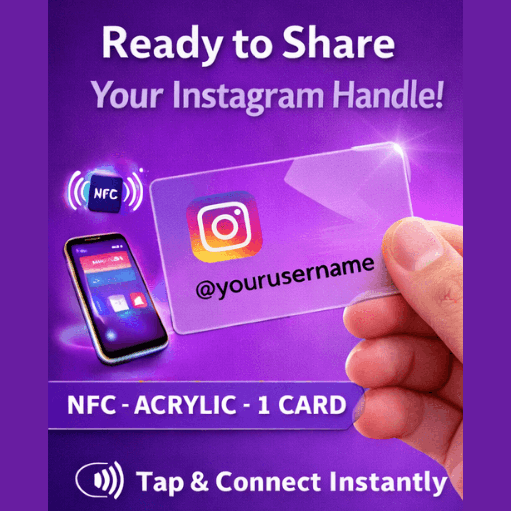 NFC Social Media Card | Acrylic