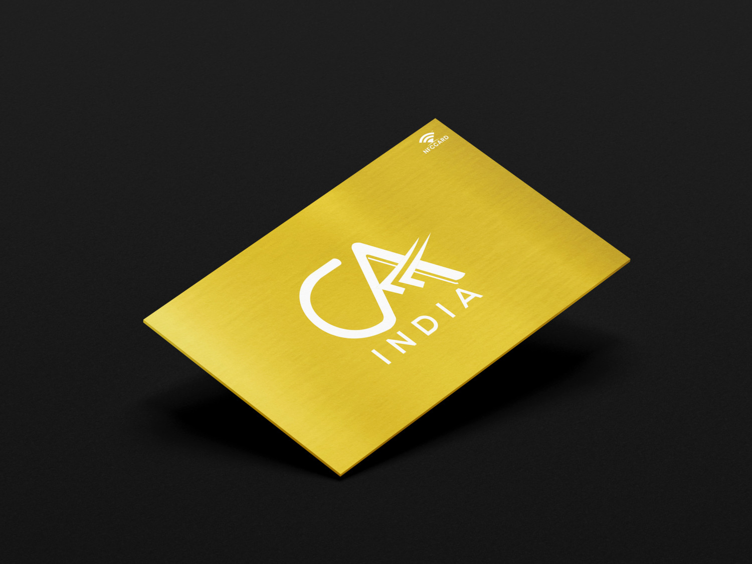 CA - Gold Metal NFC Business Card