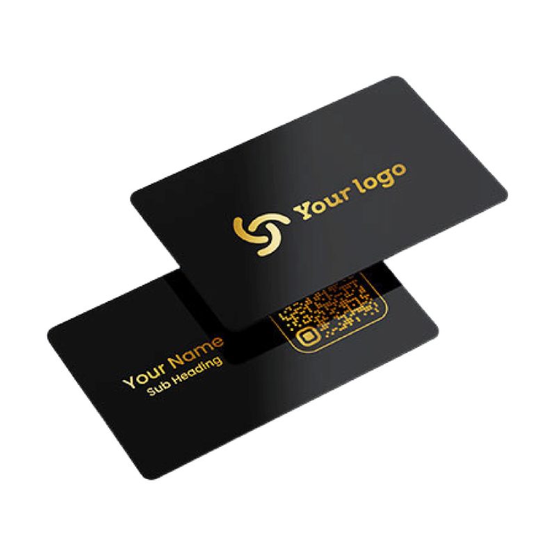 Black Matt with Logo Golden Print