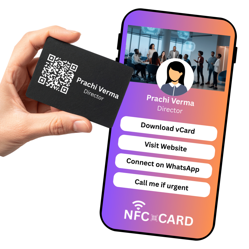 NFC Director's Cards with Micro Web Page
