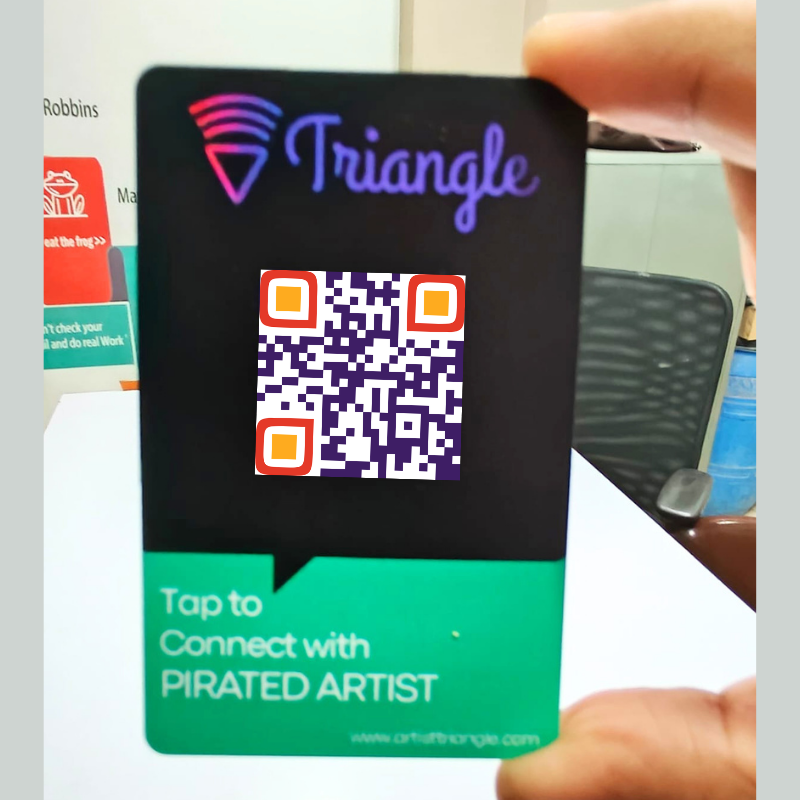 Smart NFC Artist Card – Tap to Connect & Showcase Your Work