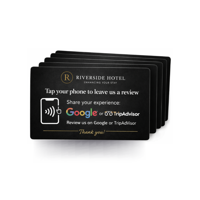 G Review Card - PVC NFC-Pack of 5