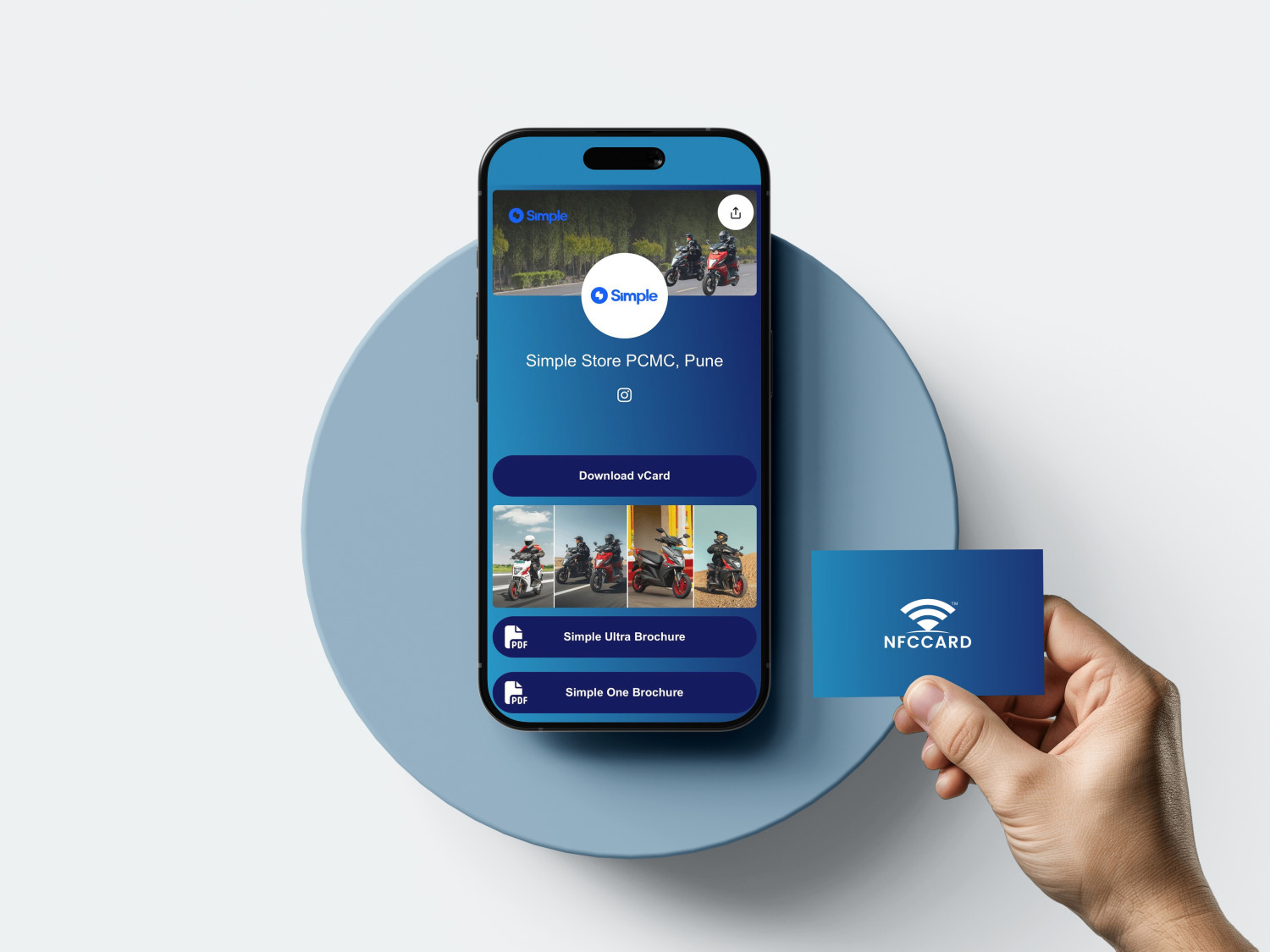 NFC PVC Business Cards + Featuring VCard