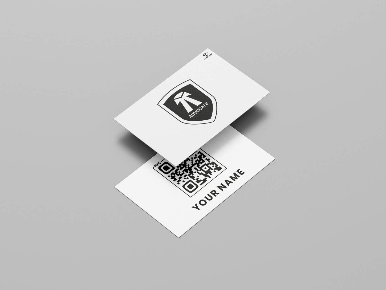 Advocate - Silver Metal NFC Business Card