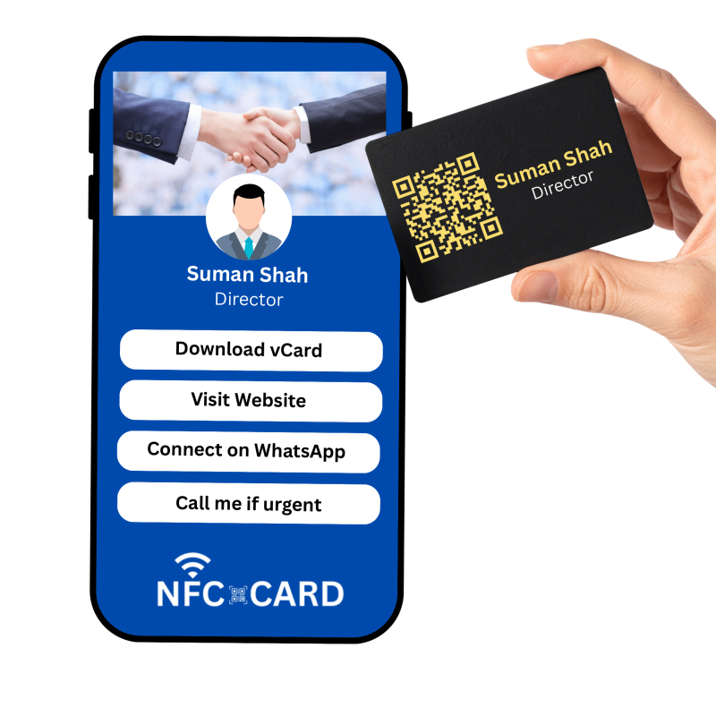 NFC Director's Cards with Micro Web Page