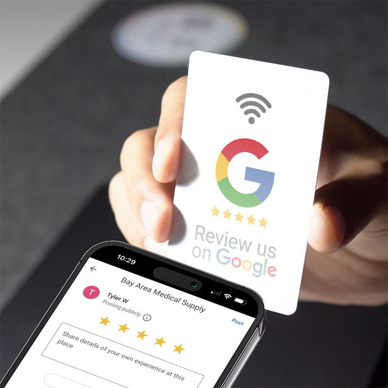 G Review Circle - PVC NFC Business Review Card
