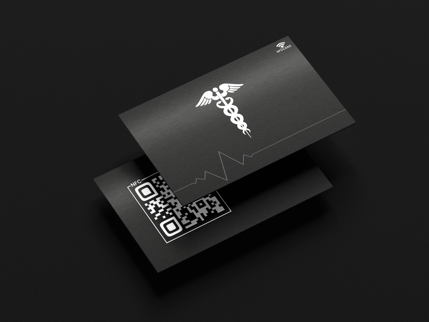Doctor's - Black Metal NFC Business Card