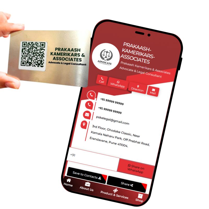 NFC Card with Mini Website
