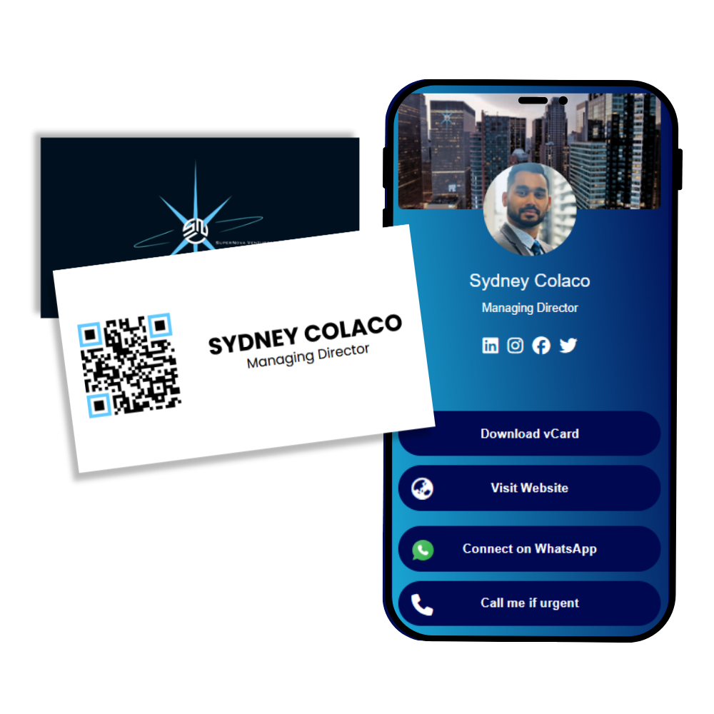 NFC Director's Cards with Micro Web Page-PVC